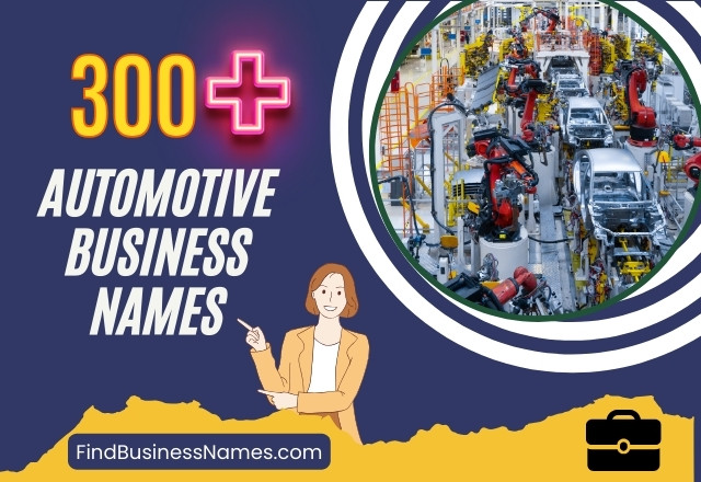300 Automotive Business Names Simple And Mobile 