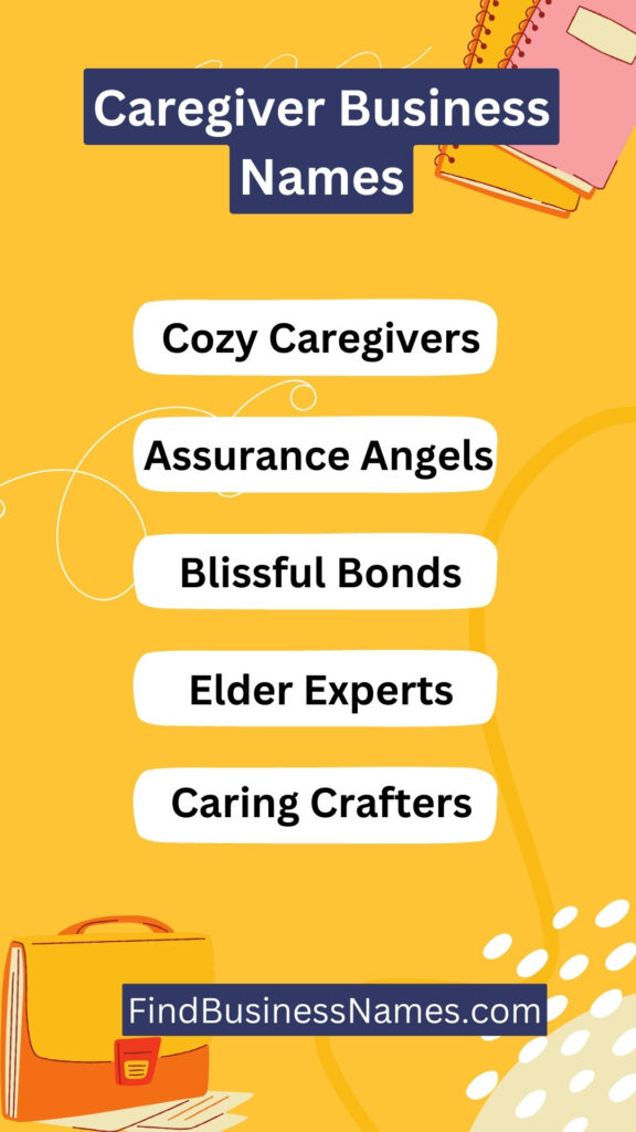 Top 5 Caregiver Business Names