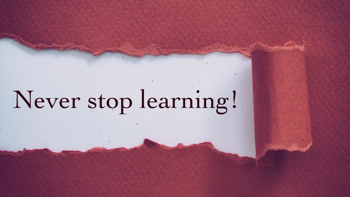 Financial Education Never Stops (The Learning Loop)