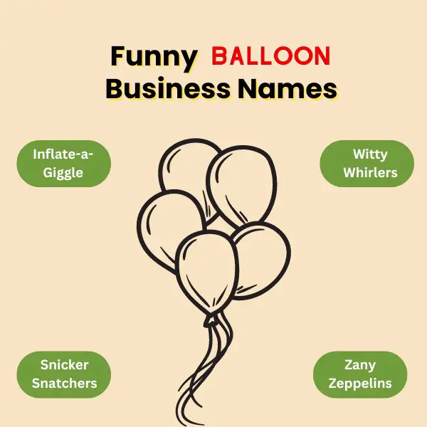 Funny Balloon Business Names