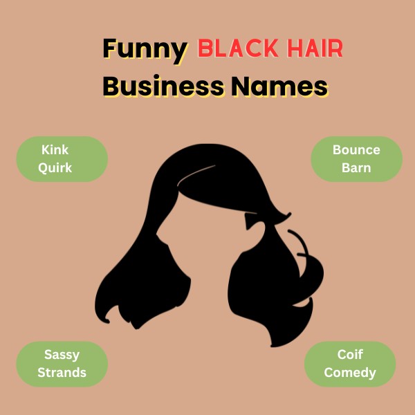 Funny Black Hair Business Names