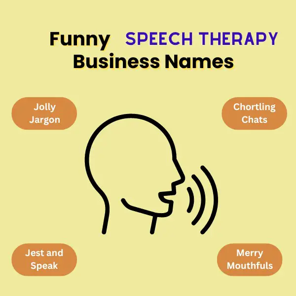 Funny Speech Therapy Business Names
