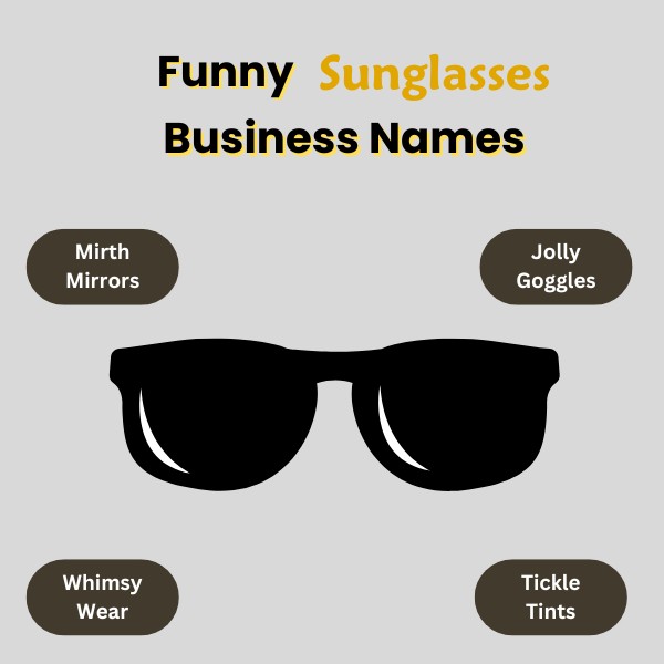 Funny Sunglasses Business Names