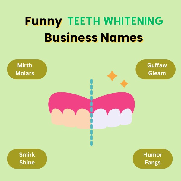 Funny Teeth Whitening Business Names
