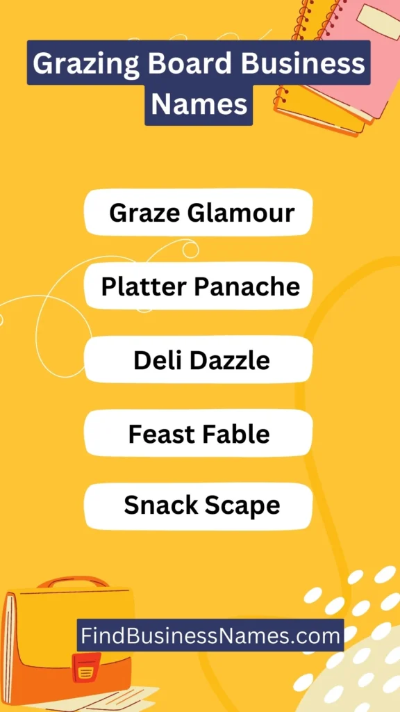 Grazing Board Business Names Ideas List