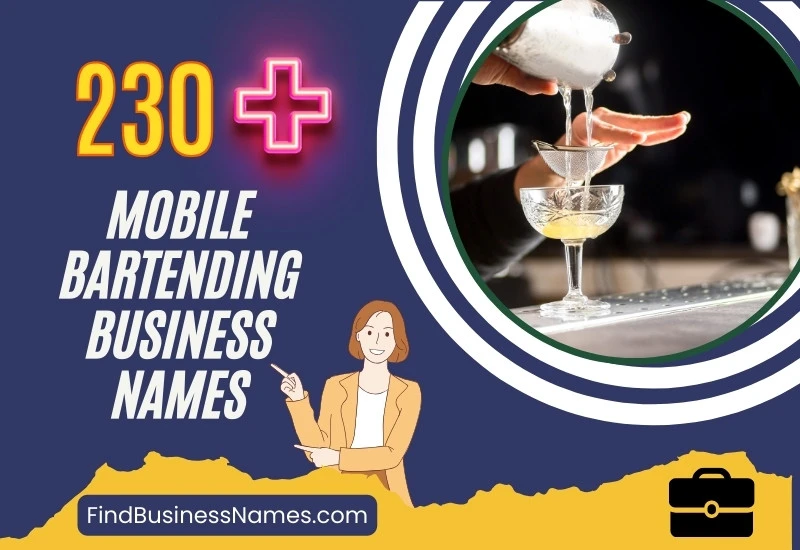 Mobile Bartending Business Names