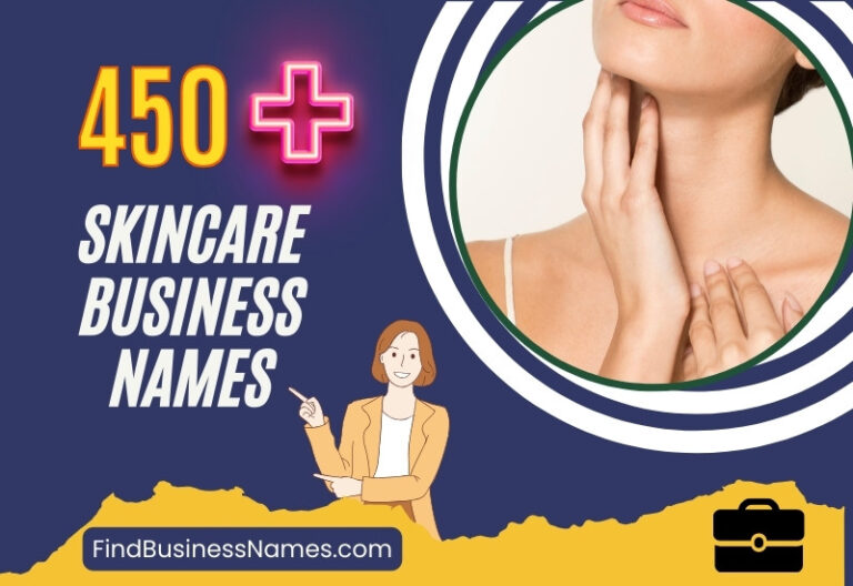 Business name ideas for skincare products