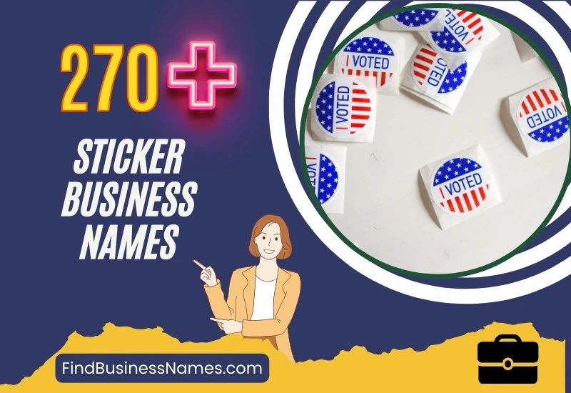 270+ Sticker Business Names (Cute and Crafty)