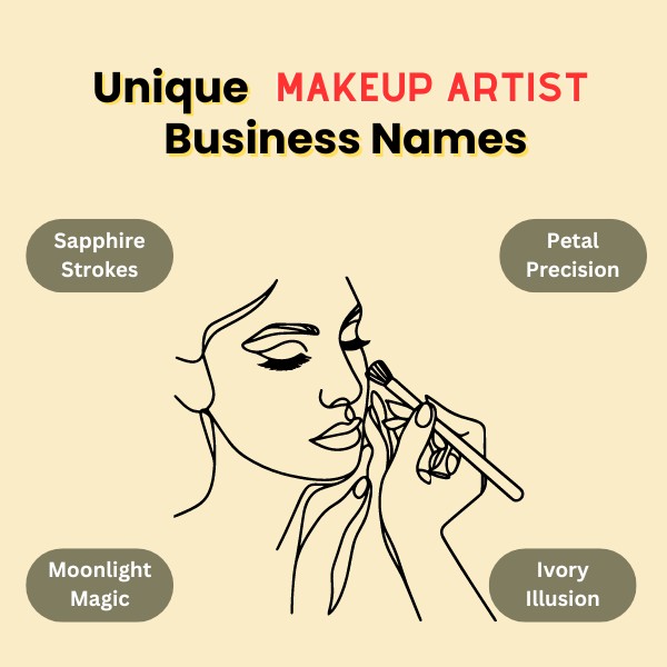 Unique Makeup Artist Business Names