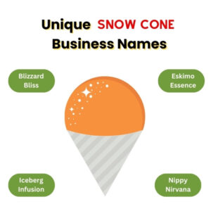300+ Snow Cone Business Names (Memorable and Trendy)