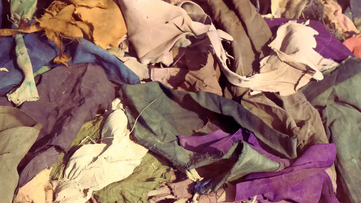 Cut Up Old Clothes for Rags