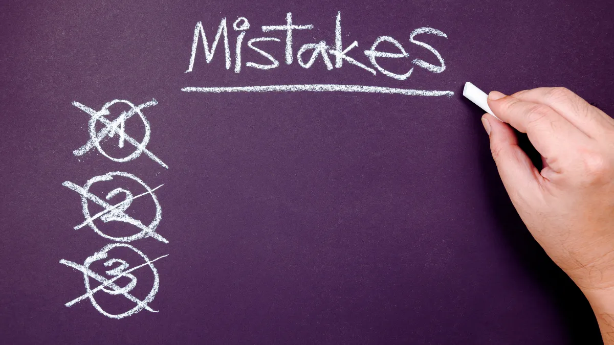 Don't Make These Mistakes