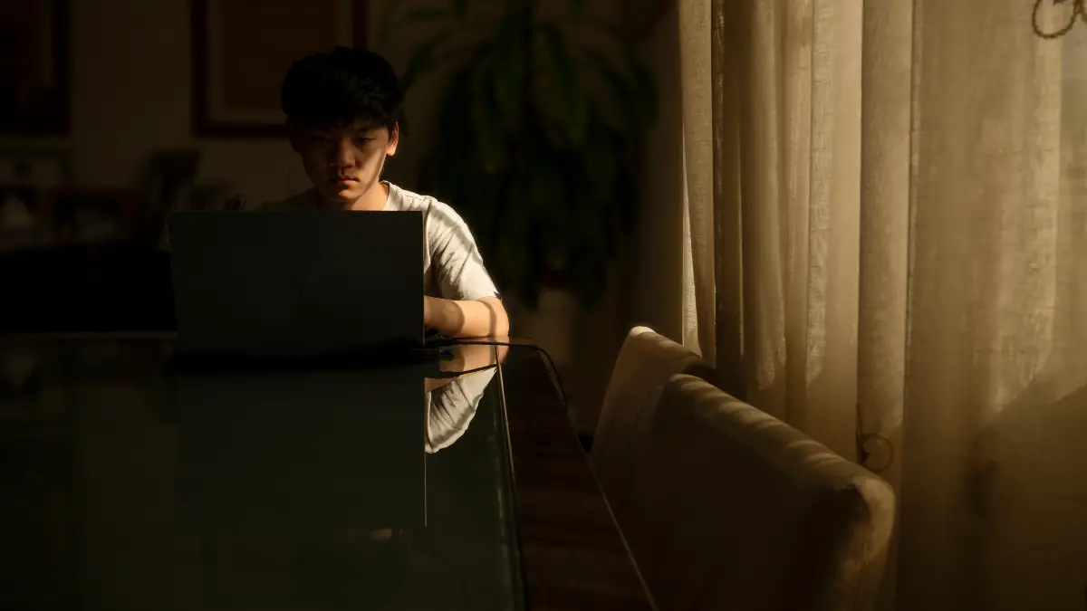 Your peers are still working while you're home alone