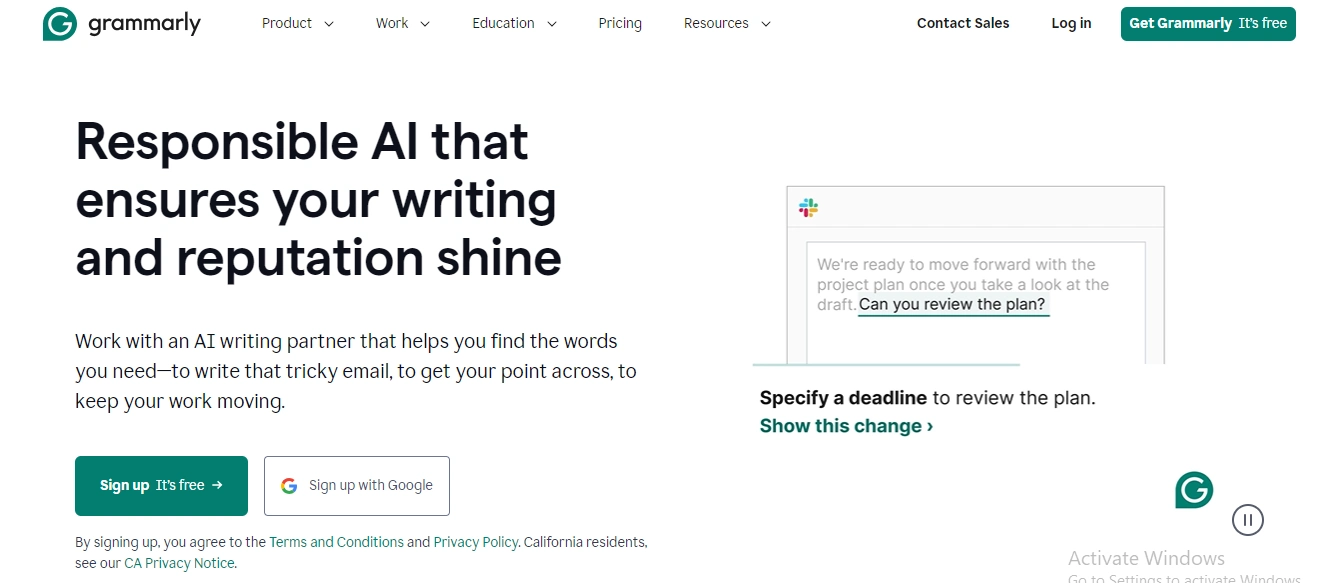 Grammarly.Com Tool for Business Digital Marketing