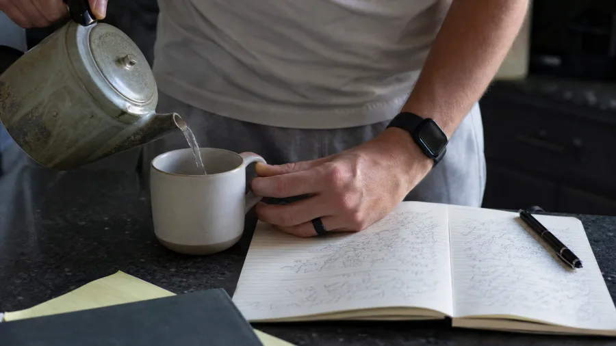 Establishing a rigid morning routine