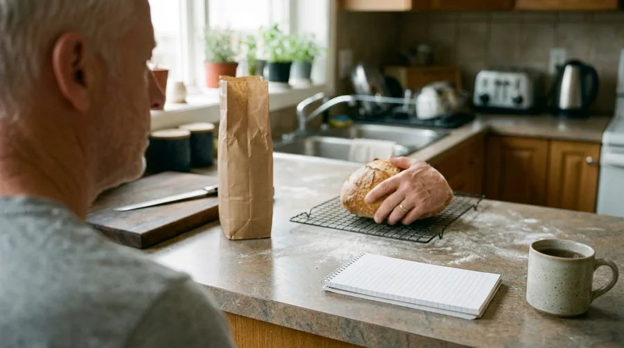 Amateur Baking Bread from Scratch