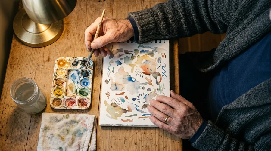 At-Home Watercolor Painting