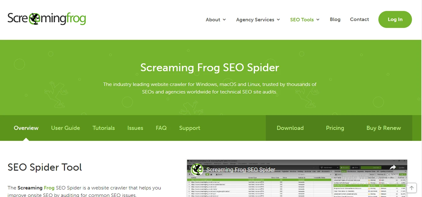 Screaming Frog SEO Spider.Com for Business SEO Optimization