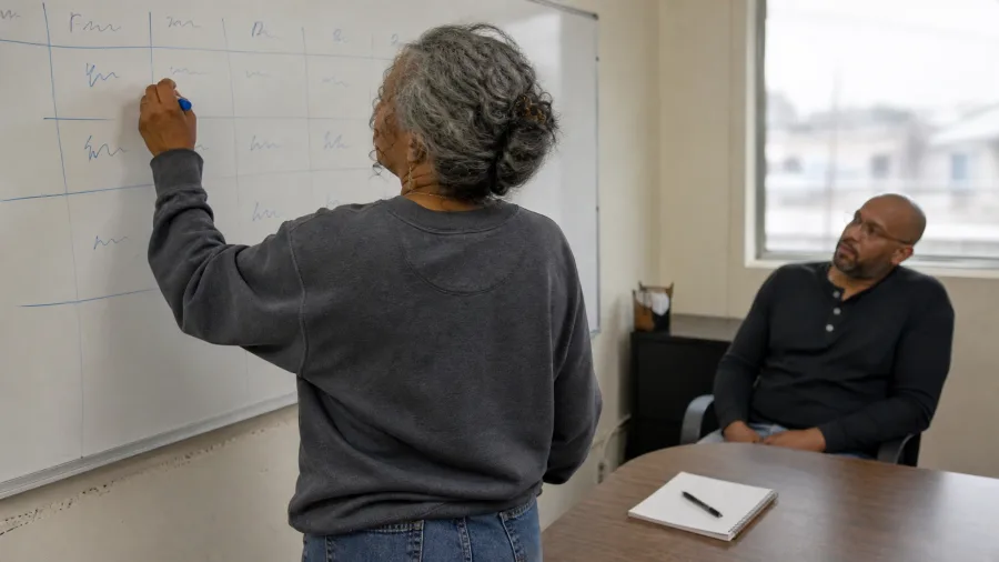 Retired managers sell scheduling calm to small firms