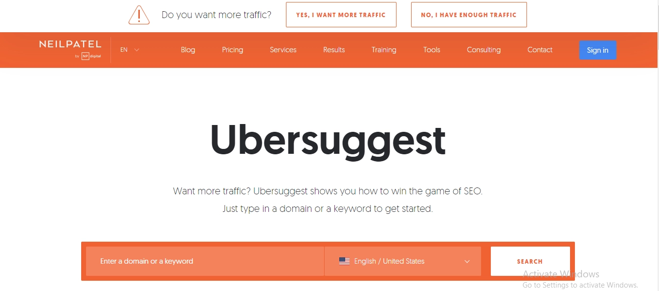 Ubersuggest.Com for Business SEO Optimization